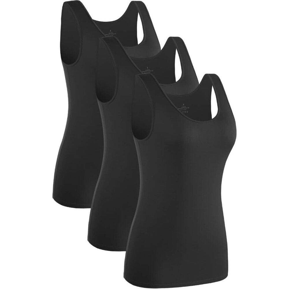 Women Tank Tops Basic Sleeveless Undershirt Layering Soft Breathable Cotton